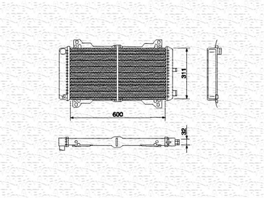 MAGNETI MARELLI Radiators, Motora dzesēšanas sistēma 350213457000